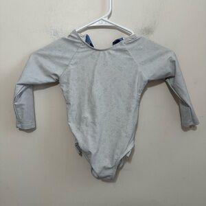 Minnow floral One piece Rashguard SwimSuit Swimwear Girl’s 3/4T